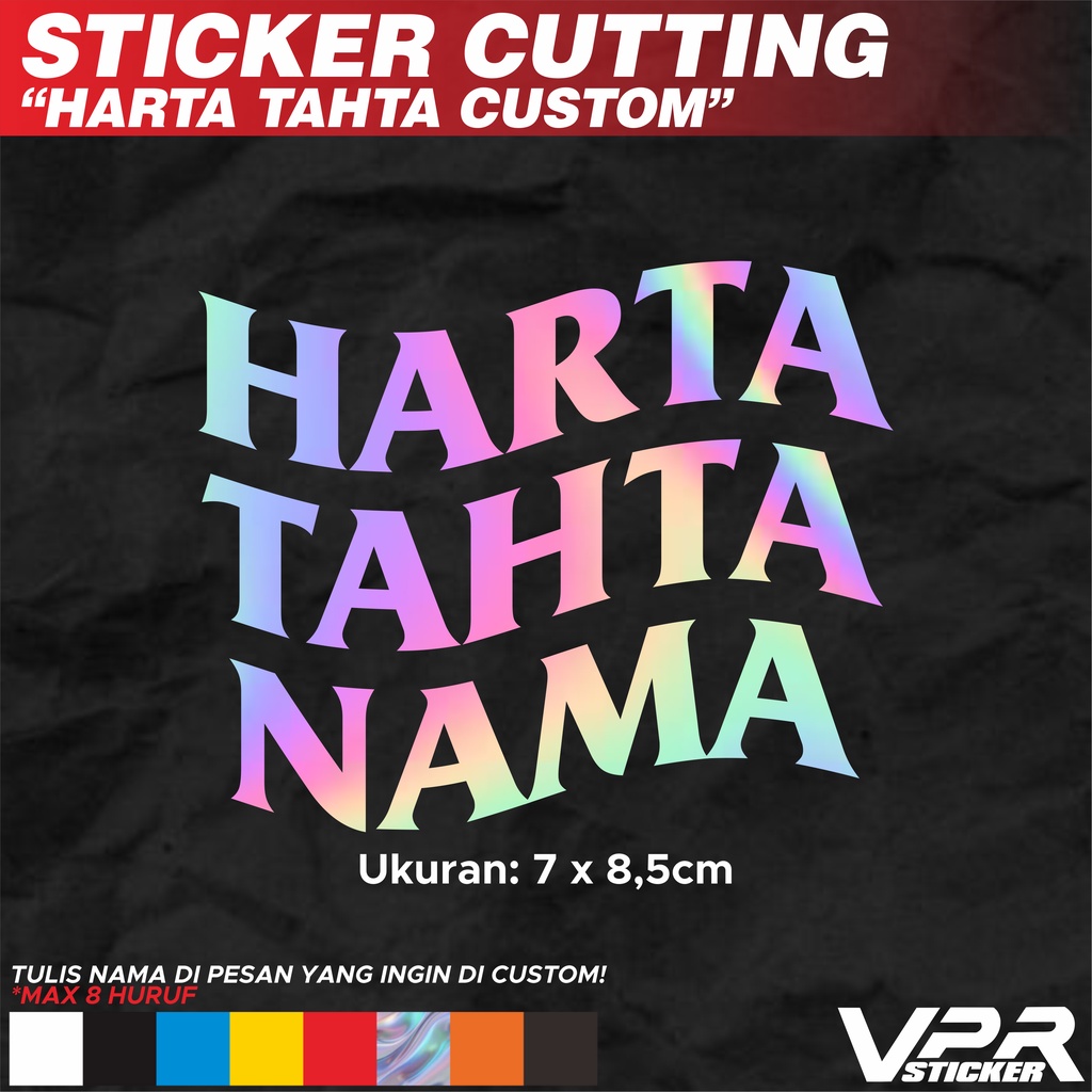 

STIKER/STICKER CUTTING HARTA TAHTA NAMA (CUSTOM)