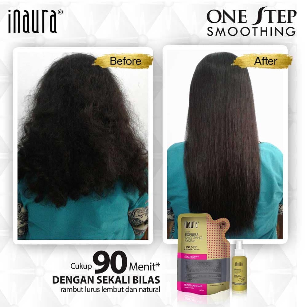 Inaura One Step Express Smoothing System Sensitive Hair Normal Hair