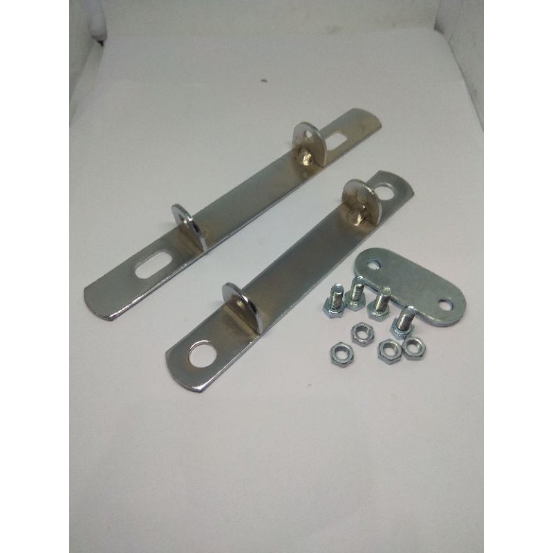 Pangkon Dudukan Plat Nomor Depan Stainless Stell pnp Cb GL MP Win Tiger