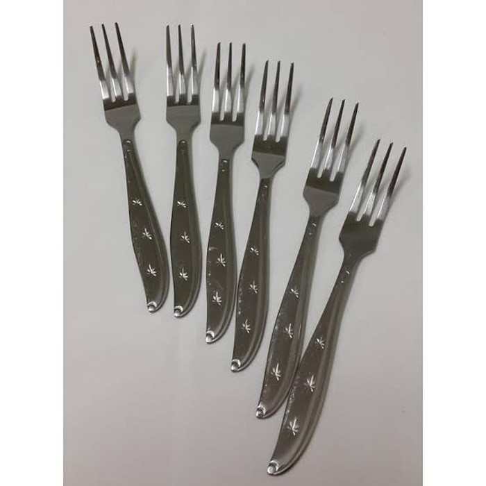 Kedaung Super Doll 409 Dessert Fork Garpu Kue Kecil Stainless Steel