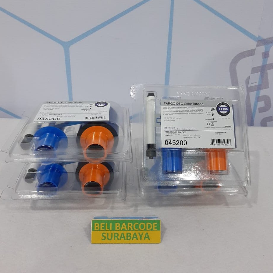 RIBBON COLOR FARGO DTC4500/e PN: 45200 - 045200 YMCKO 500images
