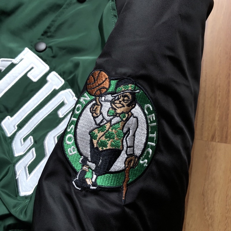 VARSITY JACKET CELTICS HIJAU COMBY HITAM FULLTAG PRIA &amp; WANITA