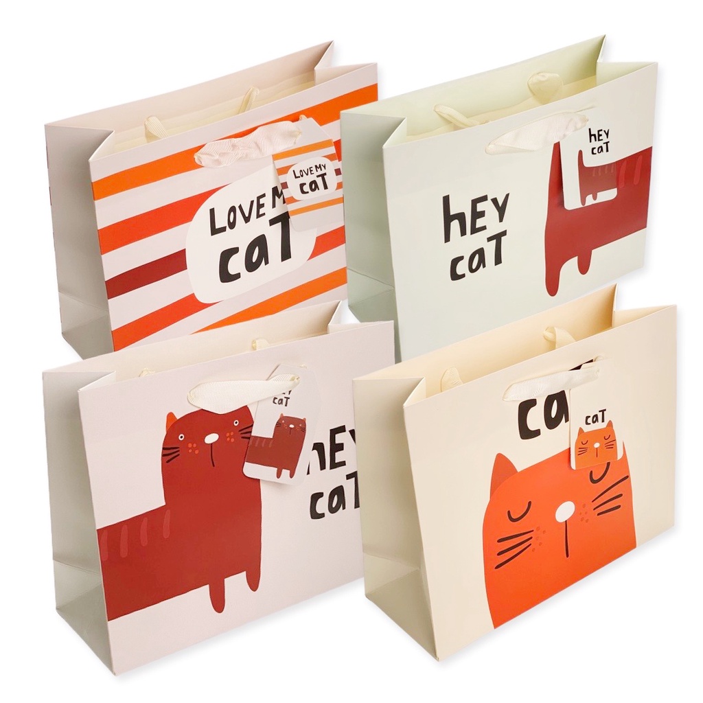 

W! Accessories Paper Bag Hey Cat 19.5x24.5x9.5cm 64172500