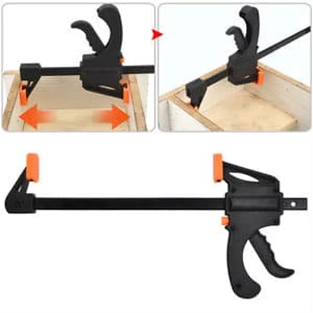 Quick Clamp Catok F 4 inch Spreader Mini klem jepit 20cm bahan kuat quick release