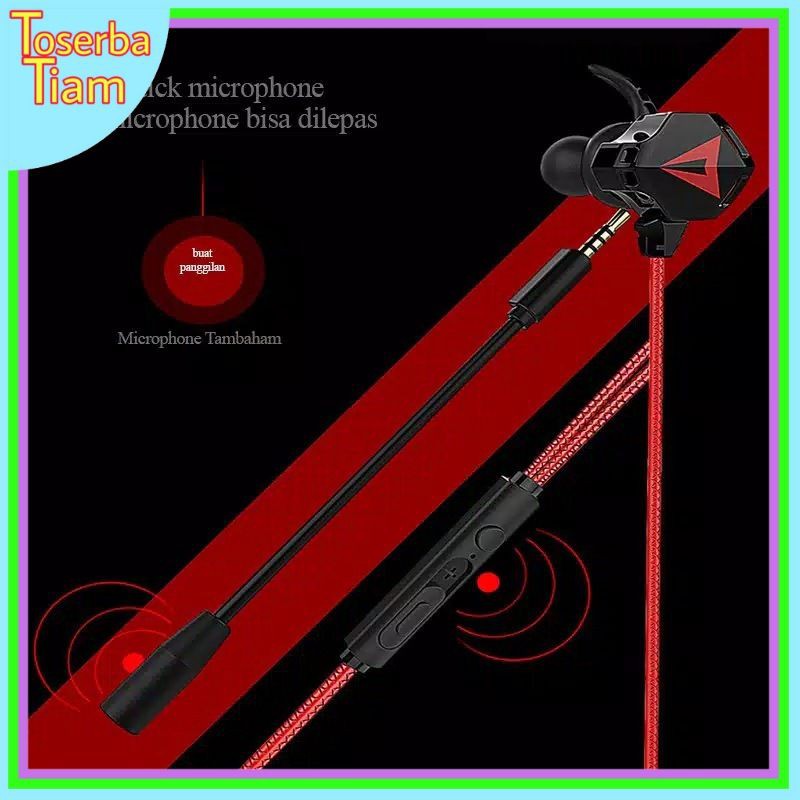 TOSERBATIAM-N5Gaming Earphone Esport Video Game Hifi Headset Stereo Bass HD Voice Dual Microphone Mi