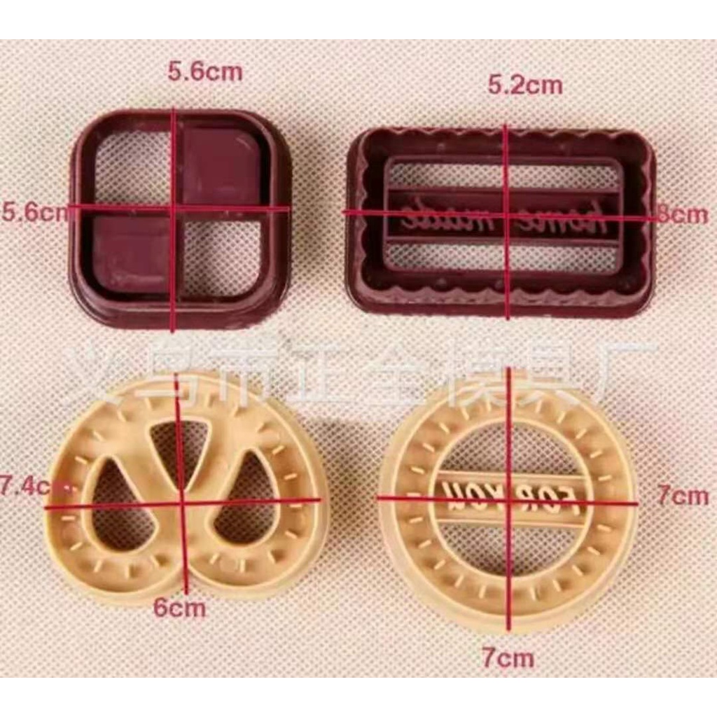 Cetakan Cookie Model Monde Mold Kue Kering Bentuk Monde SET