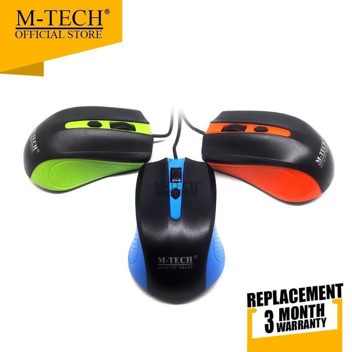 Mouse Usb 2.0 m-tech office wired optical 1000dpi mt-03 - mice kabel mtech 03