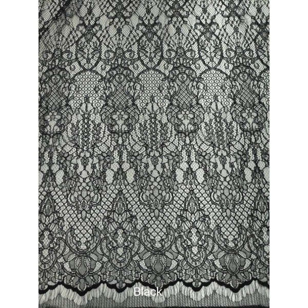 Kain Brokat Chantily Potongan Kebaya (3m x 1.5m) 683B