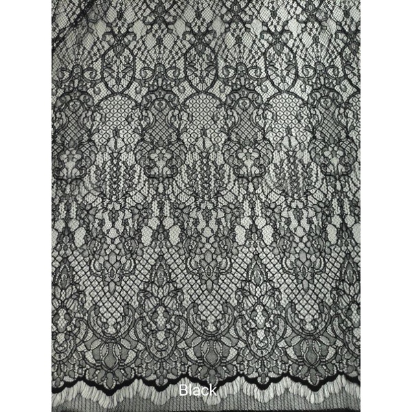 Kain Brokat Chantily Potongan Kebaya (3m x 1.5m) 683B