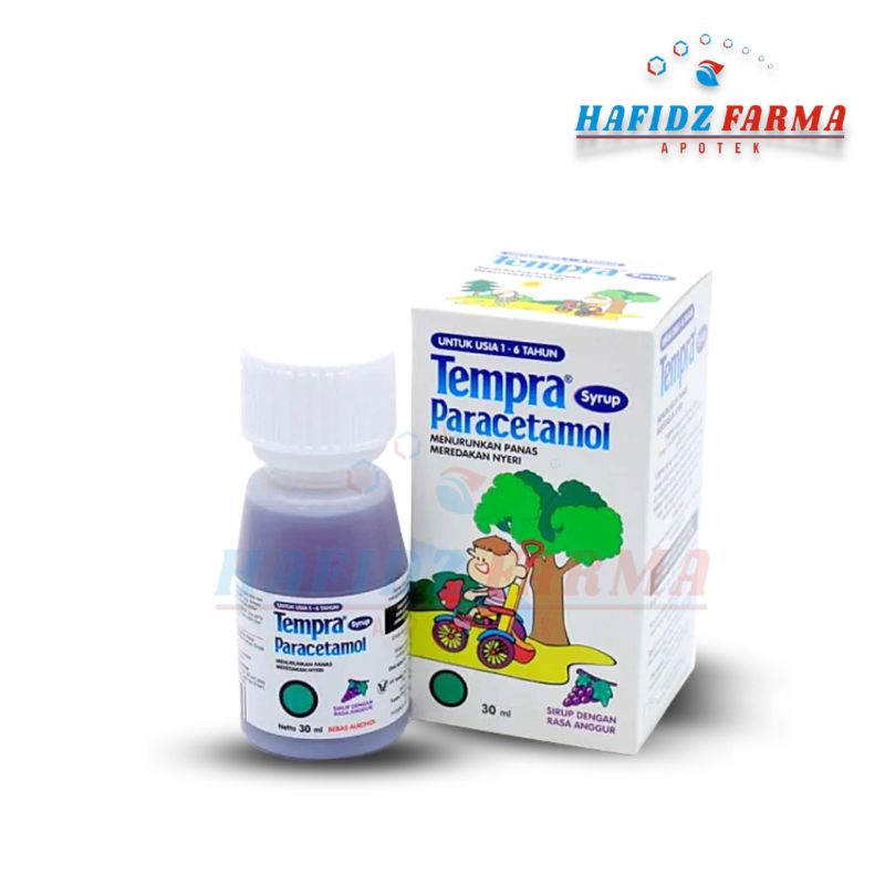 Tempra Sirup 30 ml/meredakan demam/ rasa sakit dan nyeri ringan/ sakit kepala dan sakit gigi/ demam 