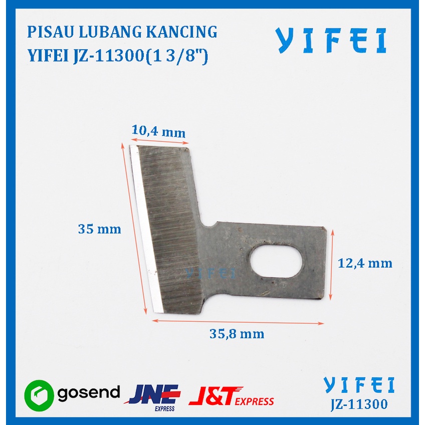 PISAU LUBANG KANCING B2702-047(71CL) 1-3/8 AAA YIFEI-11300(1-3/8&quot;)