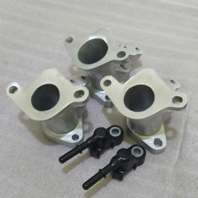 Intake Downdraft Beat Scoopy Vario PCX. Manifold Downdraft PATEN&PORTING Set Join Injektor  Beat,Sco