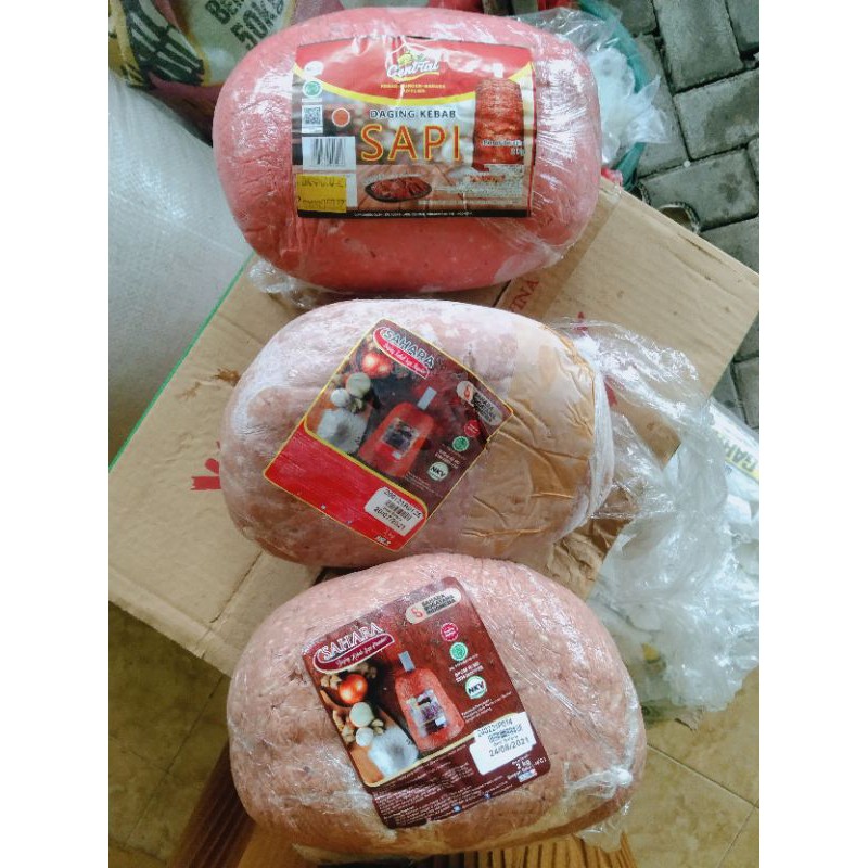 

(Hanya bisa Jatim) Daging kebab sapi 1kg central dan sahara