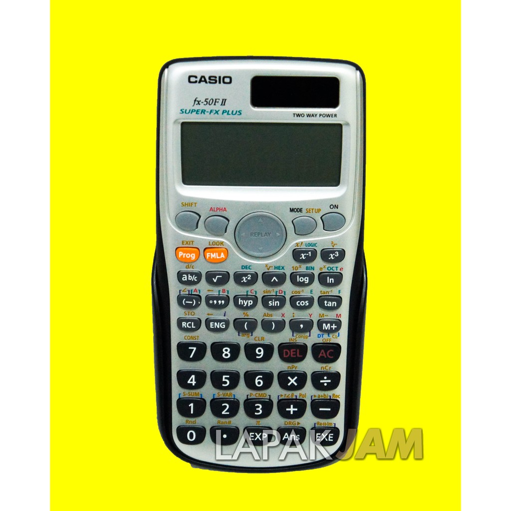 

Kalkulator Casio FX50F11 With 23 Built Formula dll Diameter 16 x 8 cm