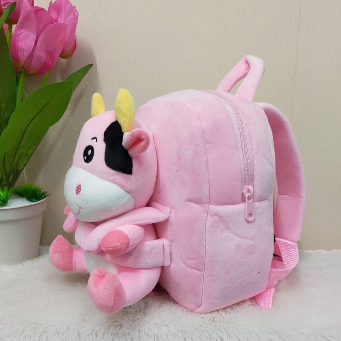 Toysopedia Tas Ransel Mario Tiger Macan/Backpack Anak Paud/Kado tas Anak/Tas Karakter Lucu/Tas Boneka