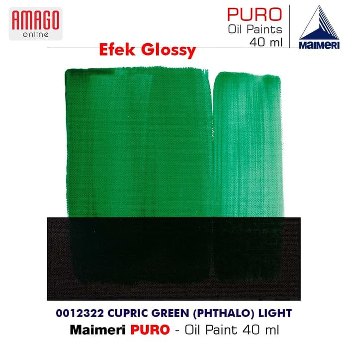 MAIMERI PURO - OIL PAINT - CUPRIC GREEN LIGHT - 40ML - M0012322