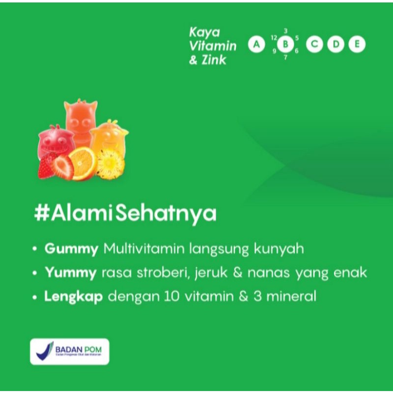 YOUVIT MULTIVITAMIN ANAK KUALITAS PREMIUM 7 GUMMY