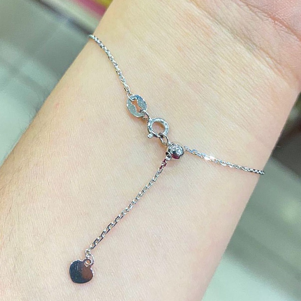 Kalung gelang cincin gold putih tangan SERUT anak dan dewasa emas asli kadar 700 70 16k 750 75 17k V adjustable whitegold baris mewah like diamond aurel fuji mahkota italy rantai tiger padat elegan classy 4 gram gr terbaru gold kuning putih