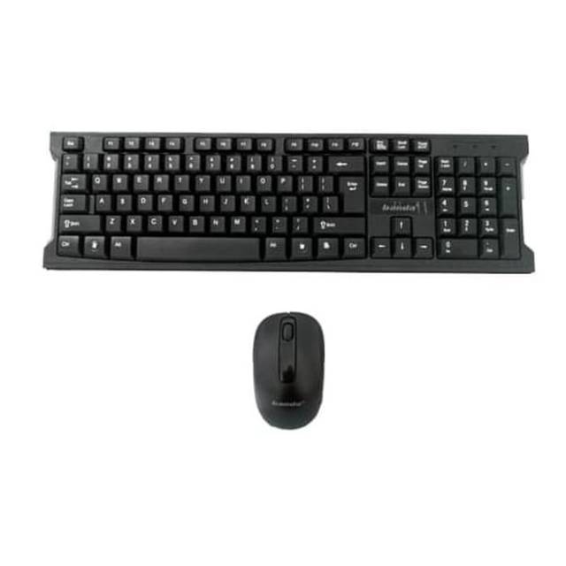 Mouse + Keyboard Wireless W200 murah