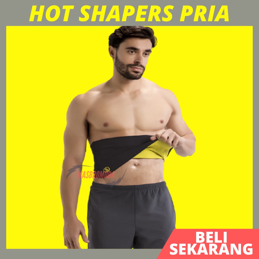 Korset Pengecil Perut Buncit Pelangsing Pria Pembakar Lemak Neotex Hot Shapers Ori Laki Laki