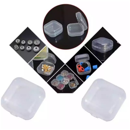 UNI0017 KOTAK MINI KECIL TEMPAT PERHIASAN ANTING MEMORY CARD EARPLUG KOTAK PLASTIK SERBAGUNA MINI BOX