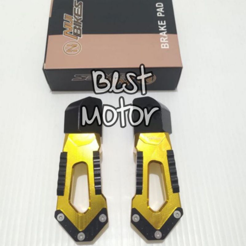 FOOTSTEP STEP BELAKANG NMAX AEROX 155 XMAX LEXI NUI BIKES CNC PIJAKAN KAKI