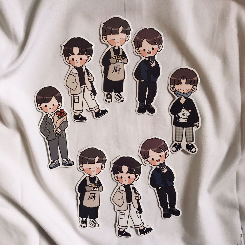 

STIKER CUTE CHARACTER BOYS || STIKER CHARACTER || STIKER CUTE