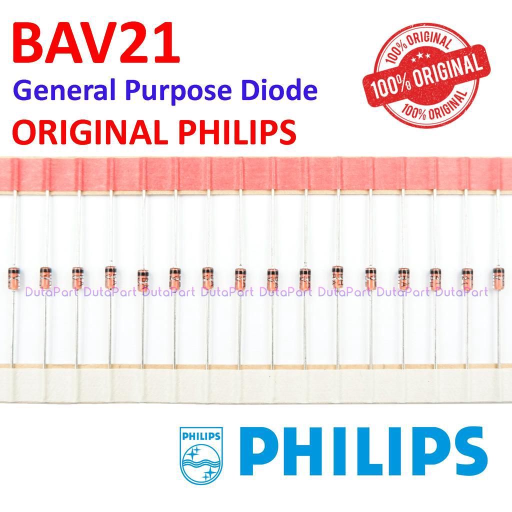 BAV21 ORIGINAL NXP PHILIPS General Purpose Diode BAV 21 Dioda