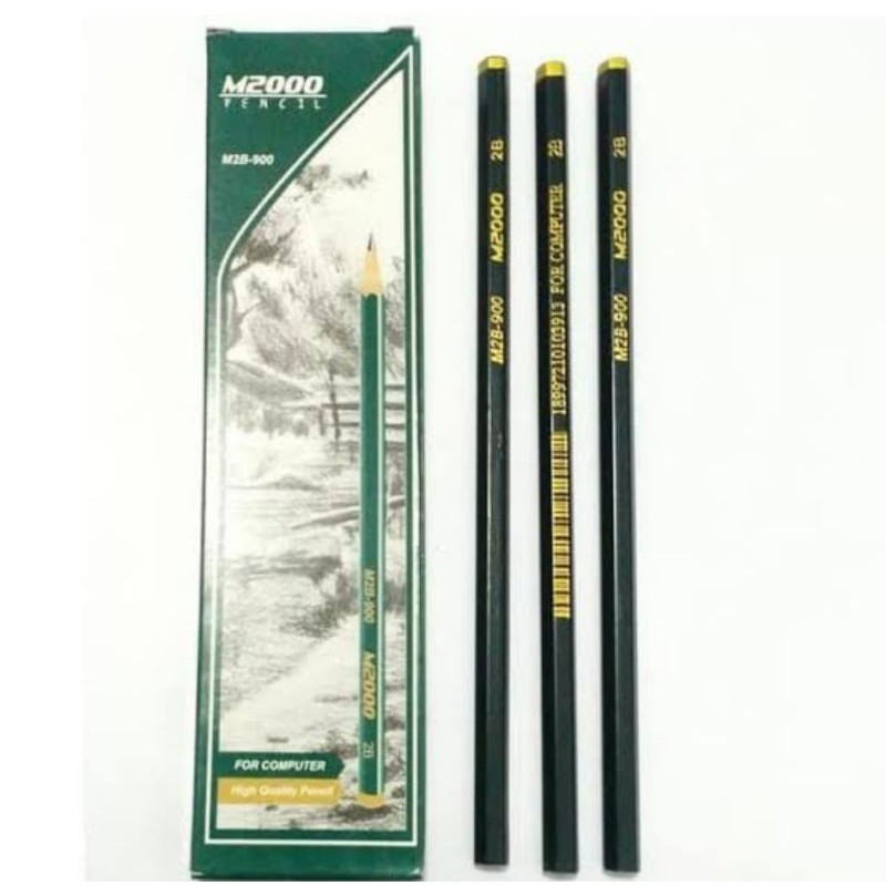 Pensil 2B M2000 Isi 12pcs/2B montana Isi 12 pcs(satu lusin)
