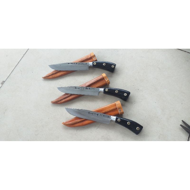 pisau seset/pisau dapur/pisau garpu baja per