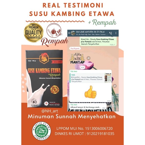 

SUSU KAMBING ETAWA + REMPAH