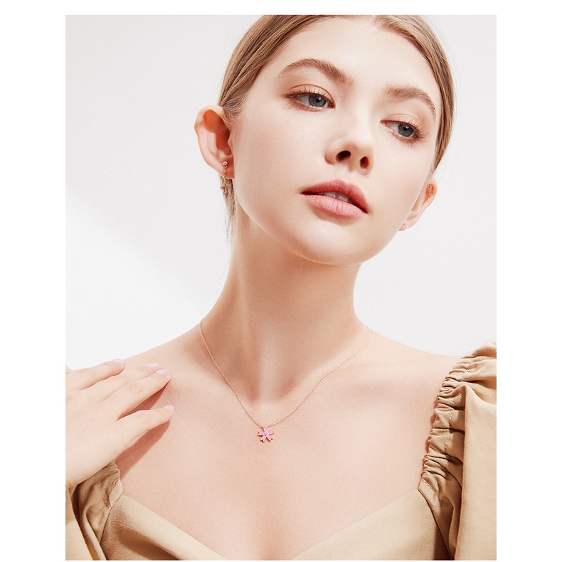 Kalung KL115 Perak / Silver S925 Premium Fashion Wanita Kalung unik Lucu Keren /Deluna/BS