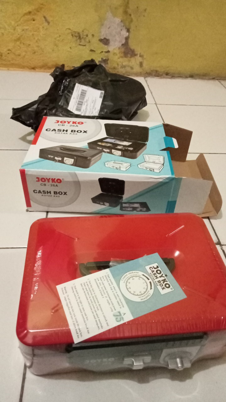 Cash Box Brankas Kotak Uang Cb 26 A Joyko Random