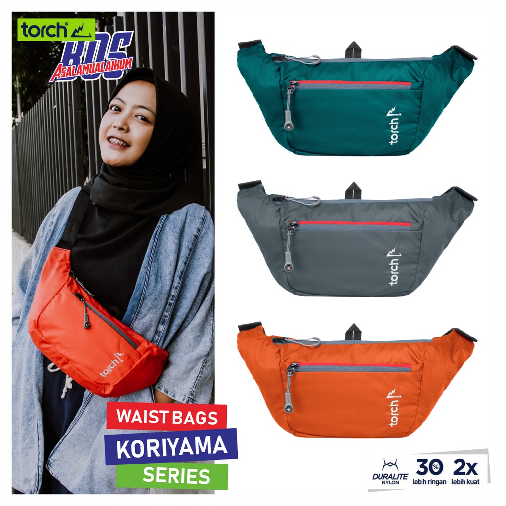 Tas Pinggang Tas Dada Waist Bag Torch Koriyama
