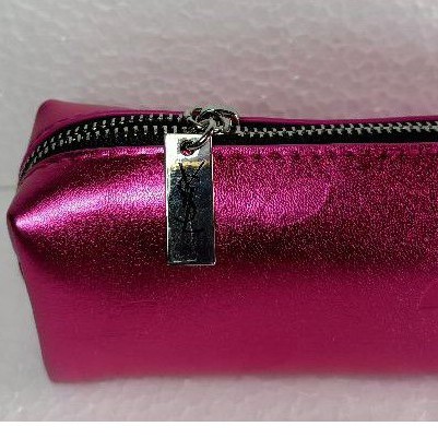 OriginaL Mini Pouch Metalic Fuchsia YSL Beaute Murah