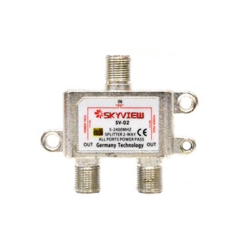 SPLITTER 2 WAY SKYWIEW SV-02 5-2400MHZ TERMURAH