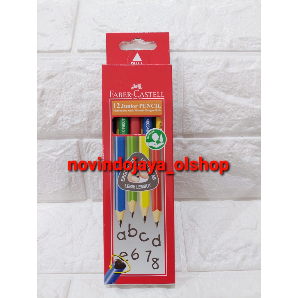 

PENSIL SEGITIGA FABER CASTELL TRIANGULAR