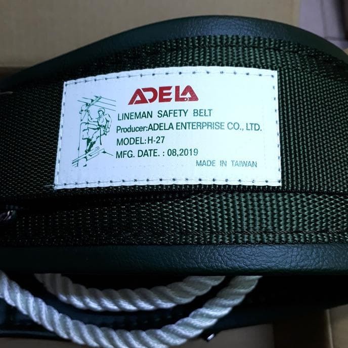SAFETY BELT ADELA H-27 / SABUK PENGAMAN SAFETY ADELA H27