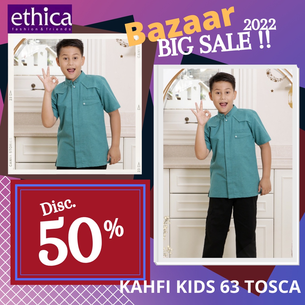BIG SALE 2022 / BAJU STELAN ANAK ETHICA KAHFI KIDS 63 TOSCA / BAJU ANAK ETHICA KAHFI KIDS PROMO / PR