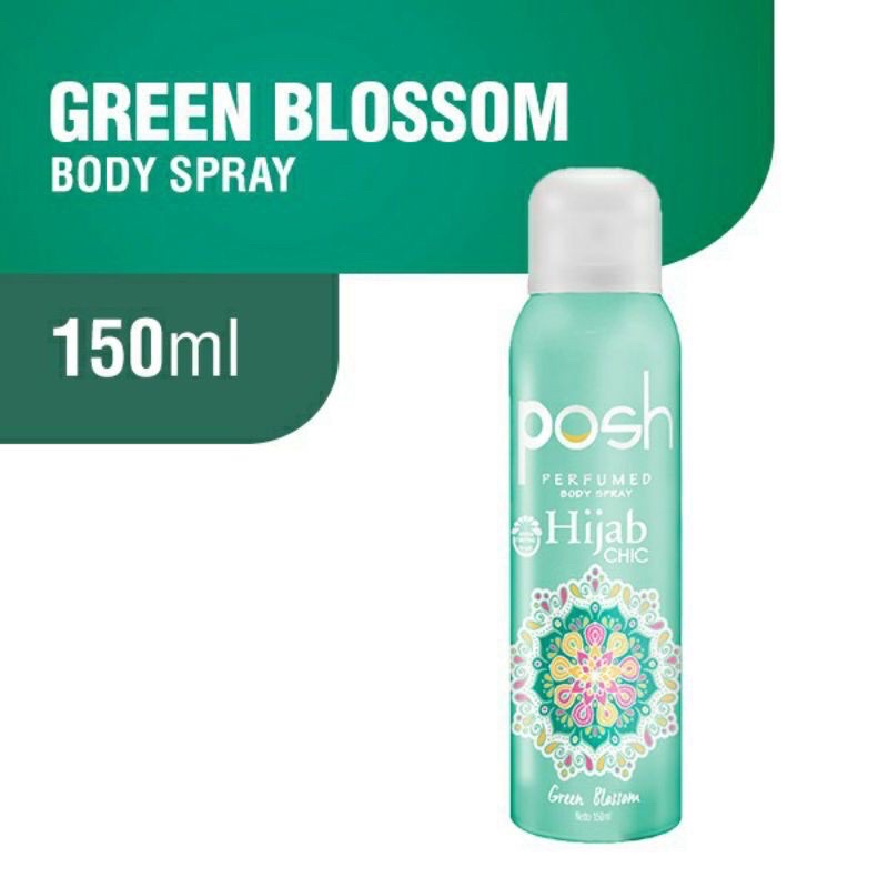 Posh Parfum Body Spray  Hijab Green Blossom