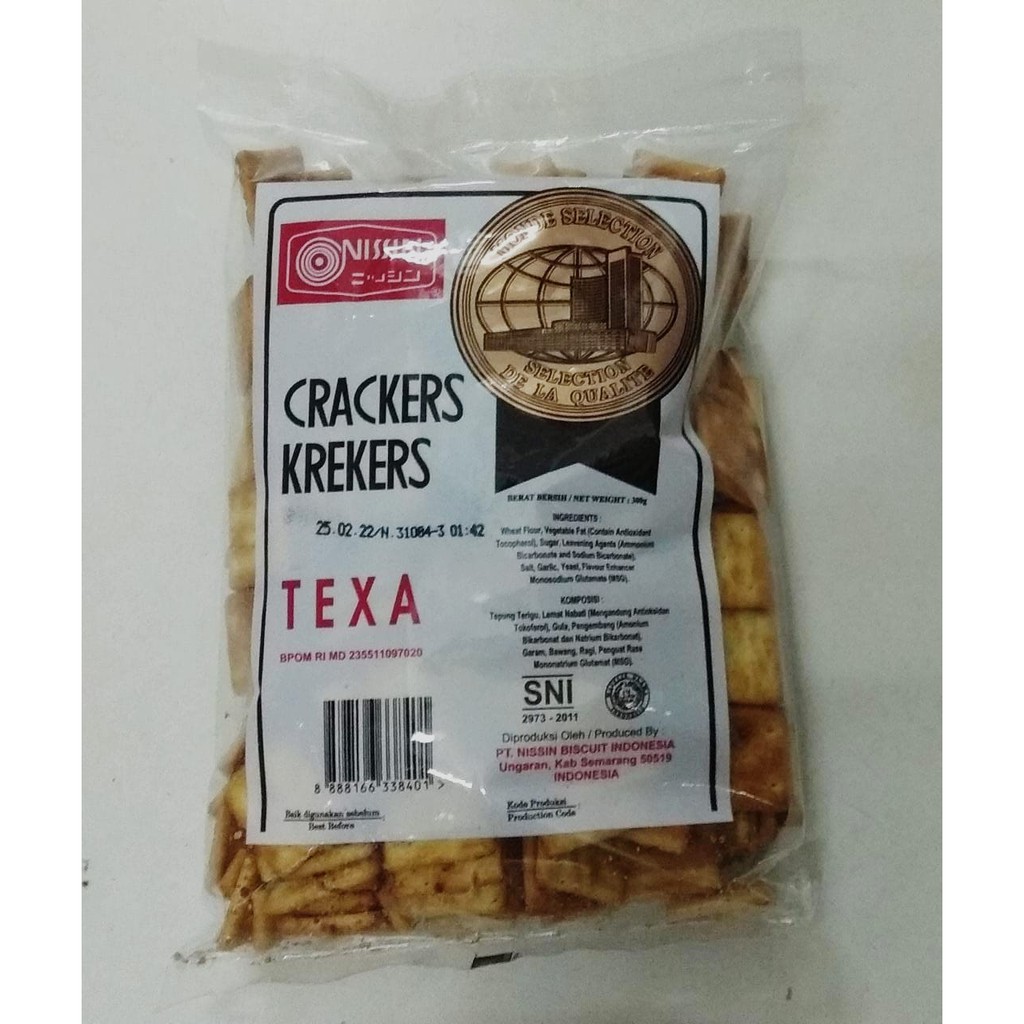 

Nissin Biskuit Crackers Texa 300 gr Edisi Lebaran Kue Kering