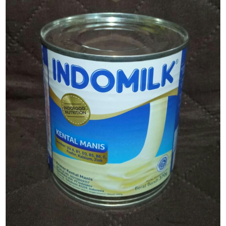 

Susu Indomilk Kental Manis Putih/Coklat (370 g)