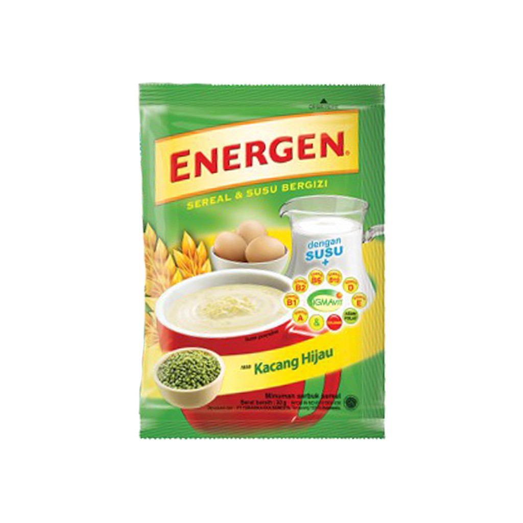 

Energen Sereal dan Susu Kacang Hijau | Sachet
