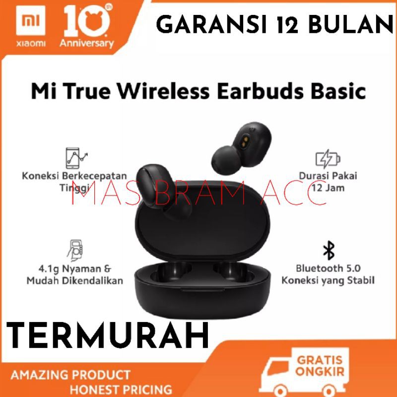 Jual [ORIGINAL] Headset Mi True Wireless Earbuds Xiaomi Redmi Airdots