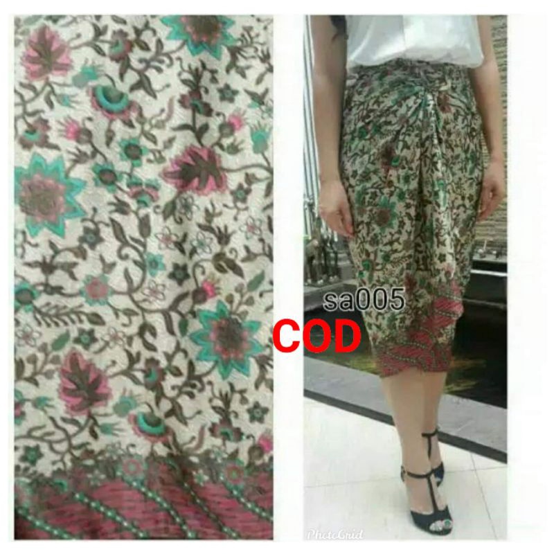 Realpict cod rok lilit batik//kain lilit batik//rok kebaya//rok instan//rok ikat free ring//by Neza kebaya