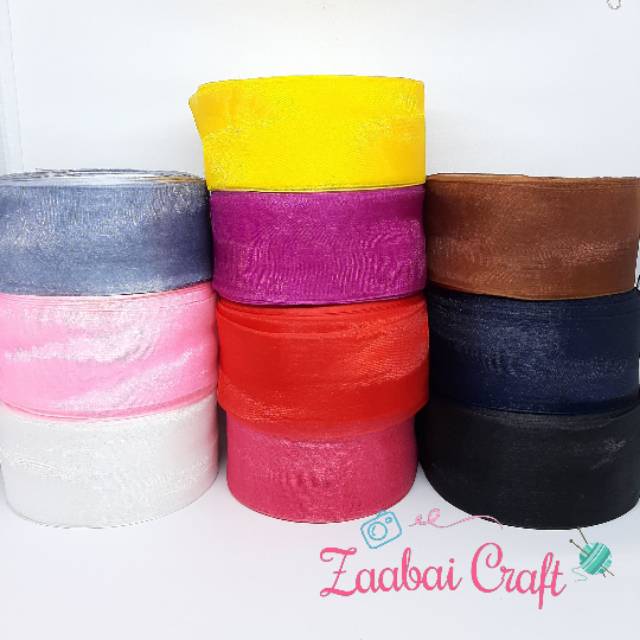 

PITA ORGANDI WARNA 2 INCHI TERMURAH