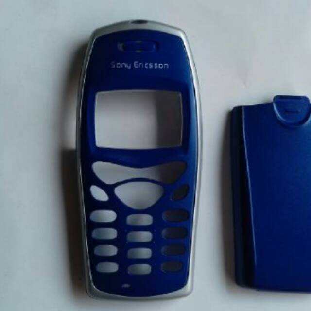 Casing sony ericsson t200 biru tua tanpa keypad dan tulang
