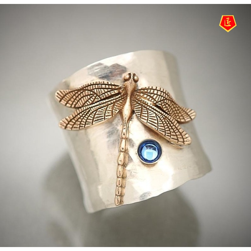 [Ready Stock]Vintage Exciting Golden Insect Ring Exported