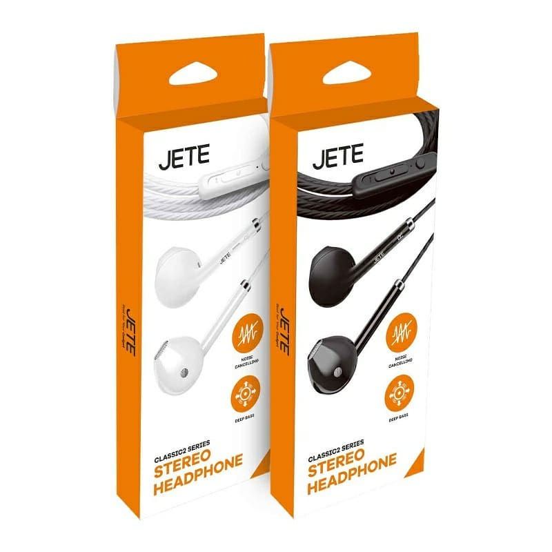 JETE Handsfree Headset Earphone Classic 2 - Colokan Type C Stereo Bass