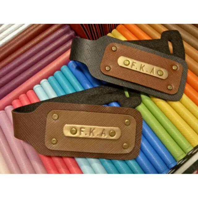 Luggage tag / tali koper / gantungan nama koper / customize luggage tag / embos nama